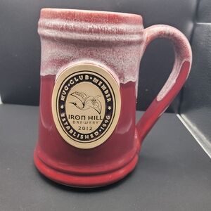 Iron Hill Brewery 2012 Mug Club Member Stoneware Ceramic Beer Stein Made In USA